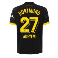 Camisa de Futebol Borussia Dortmund Karim Adeyemi #27 Equipamento Secundário 2023-24 Manga Curta